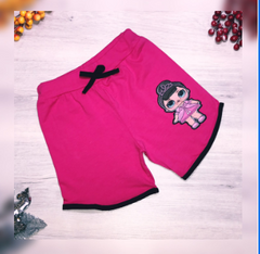 Дитячі літні шорти "LOL" для дівчаток, на зав'язках, легкі, (12 років)